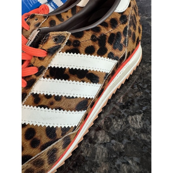 Adidas SL 72 OG Women's Athletic Shoes Black Leopard Casual Sneakers Pick Size - Picture 3 of 12